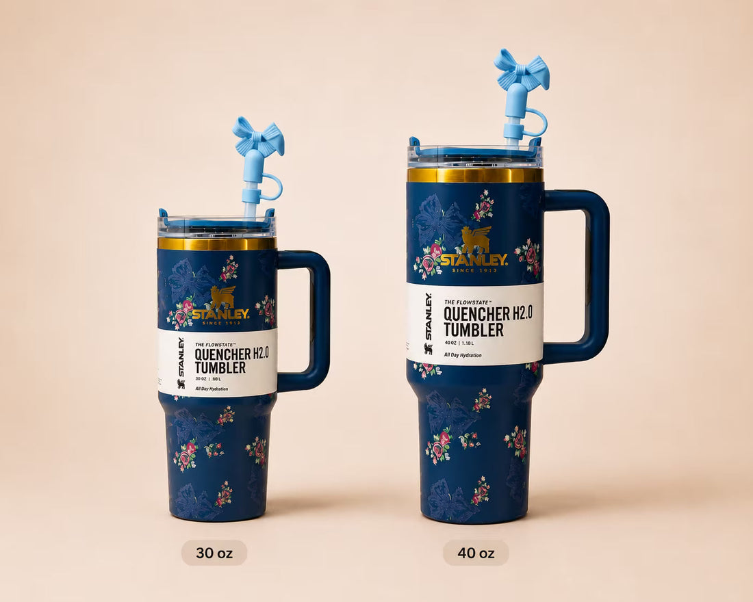 Comparison between 30 oz and 40 oz tumblers