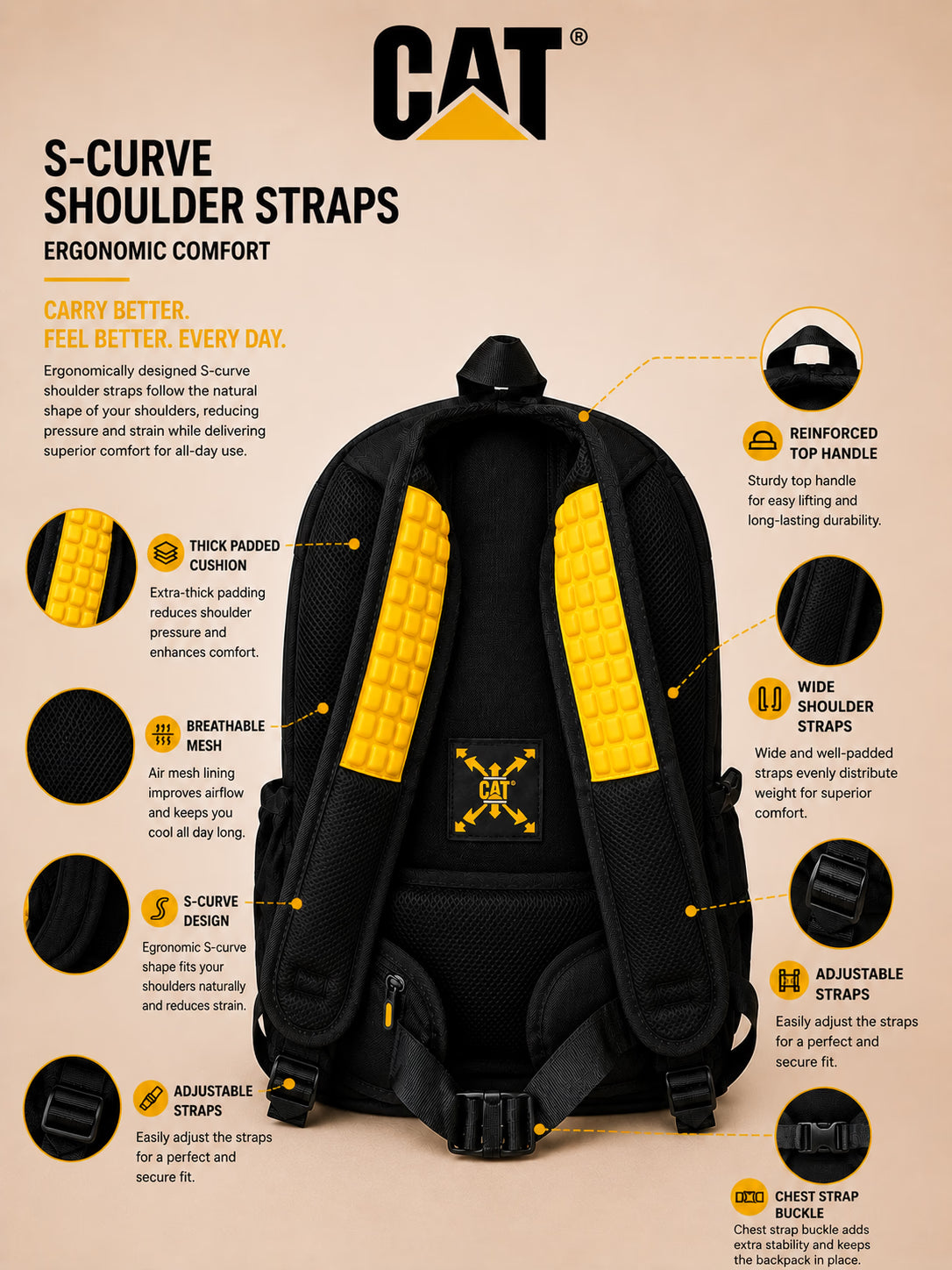 Caterpillar Rugged Everyday Backpack – view 8