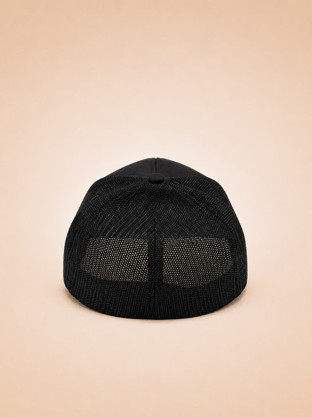 C Logo Black Trucker Cap