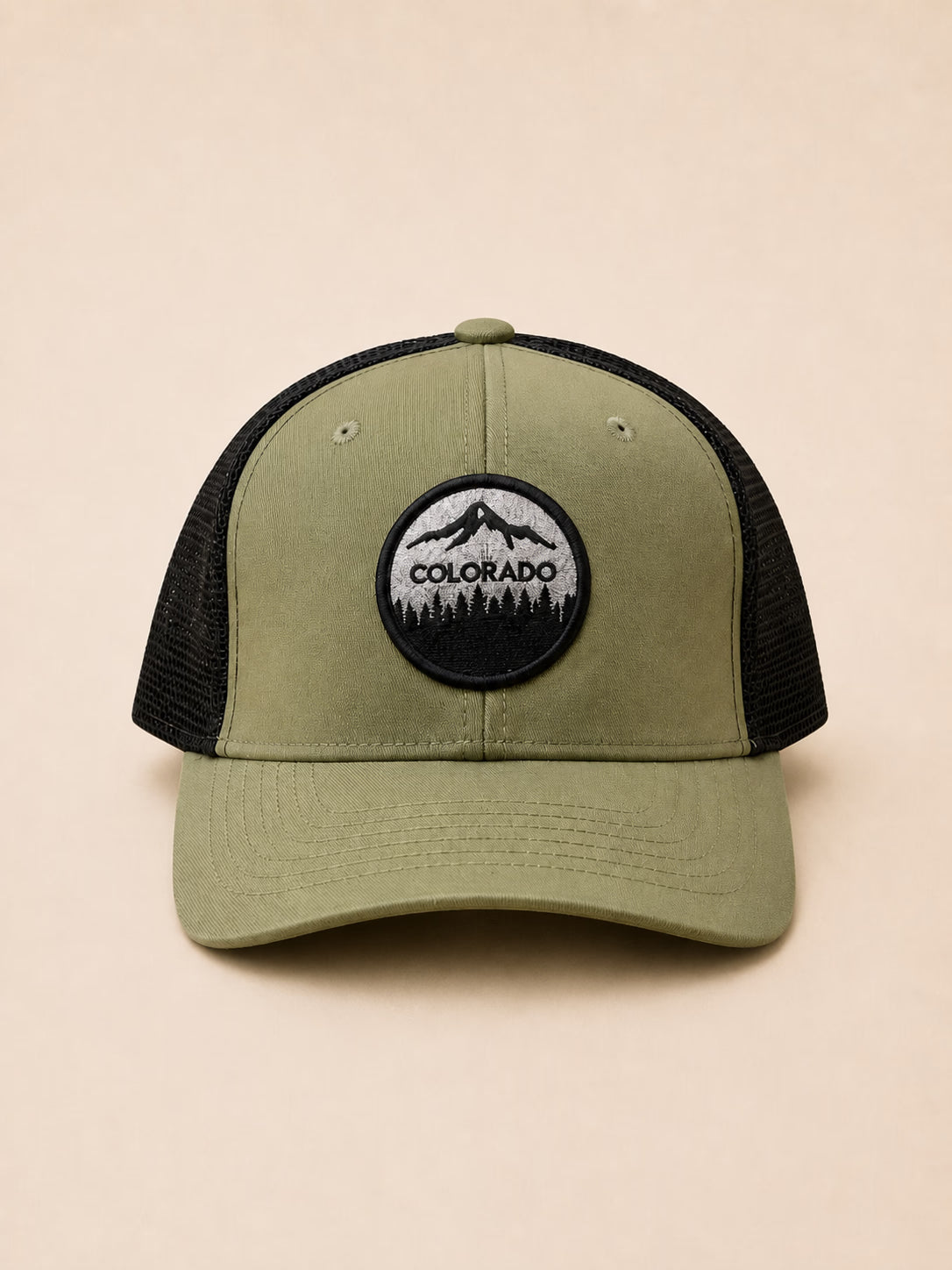 Colorado Olive Green Trucker Cap