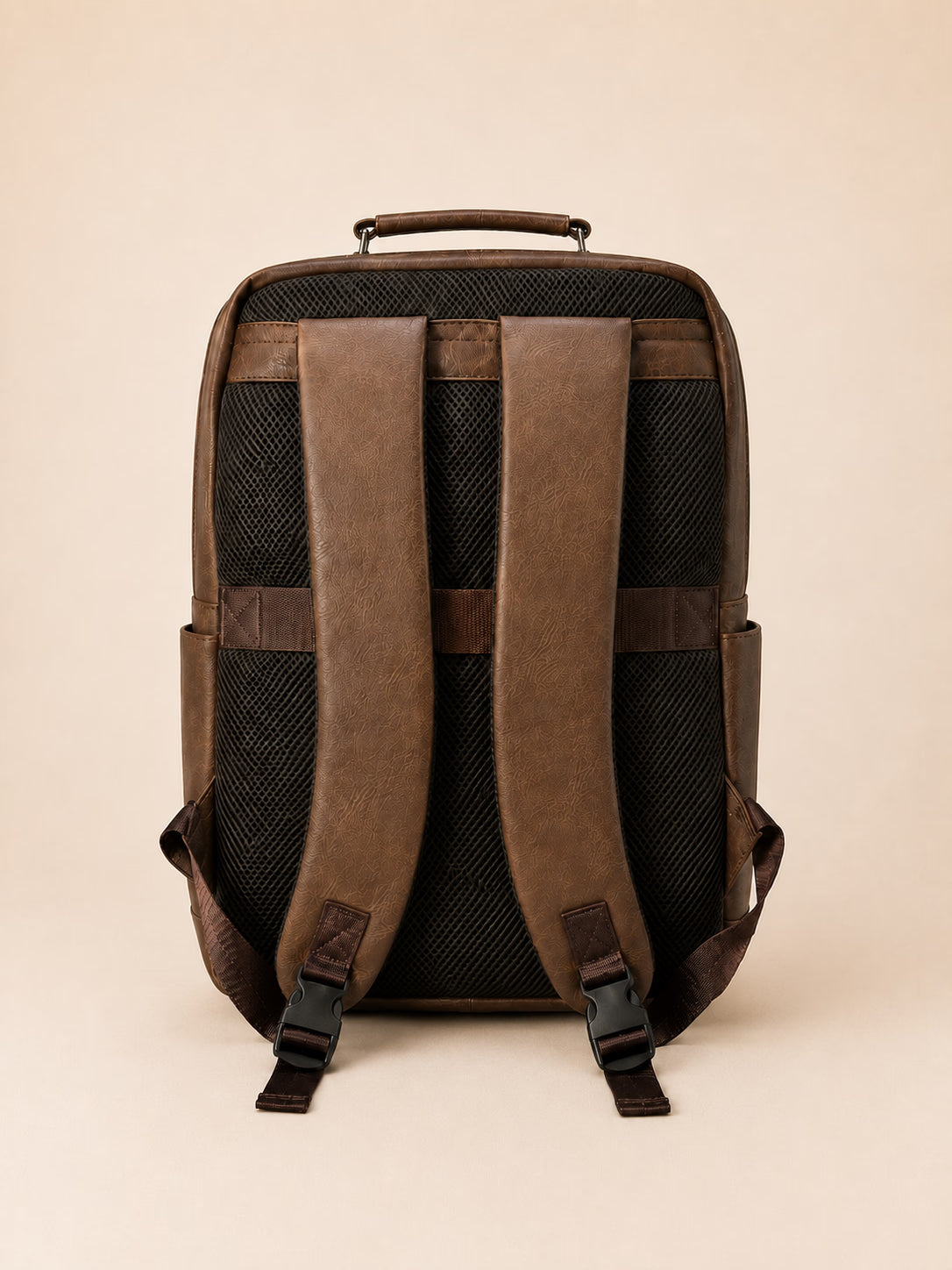 Movana Leather Backpack – Brown – view 4