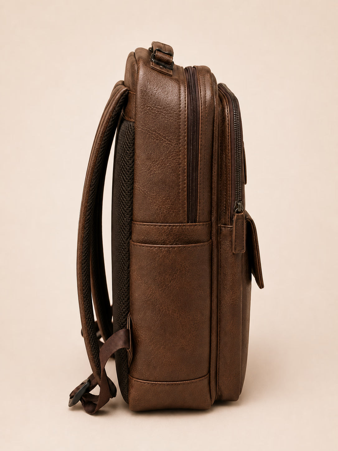 Movana Leather Backpack – Brown – view 6