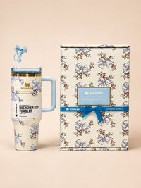 Stanley Floral Tumbler Gift Box Blue Floral White