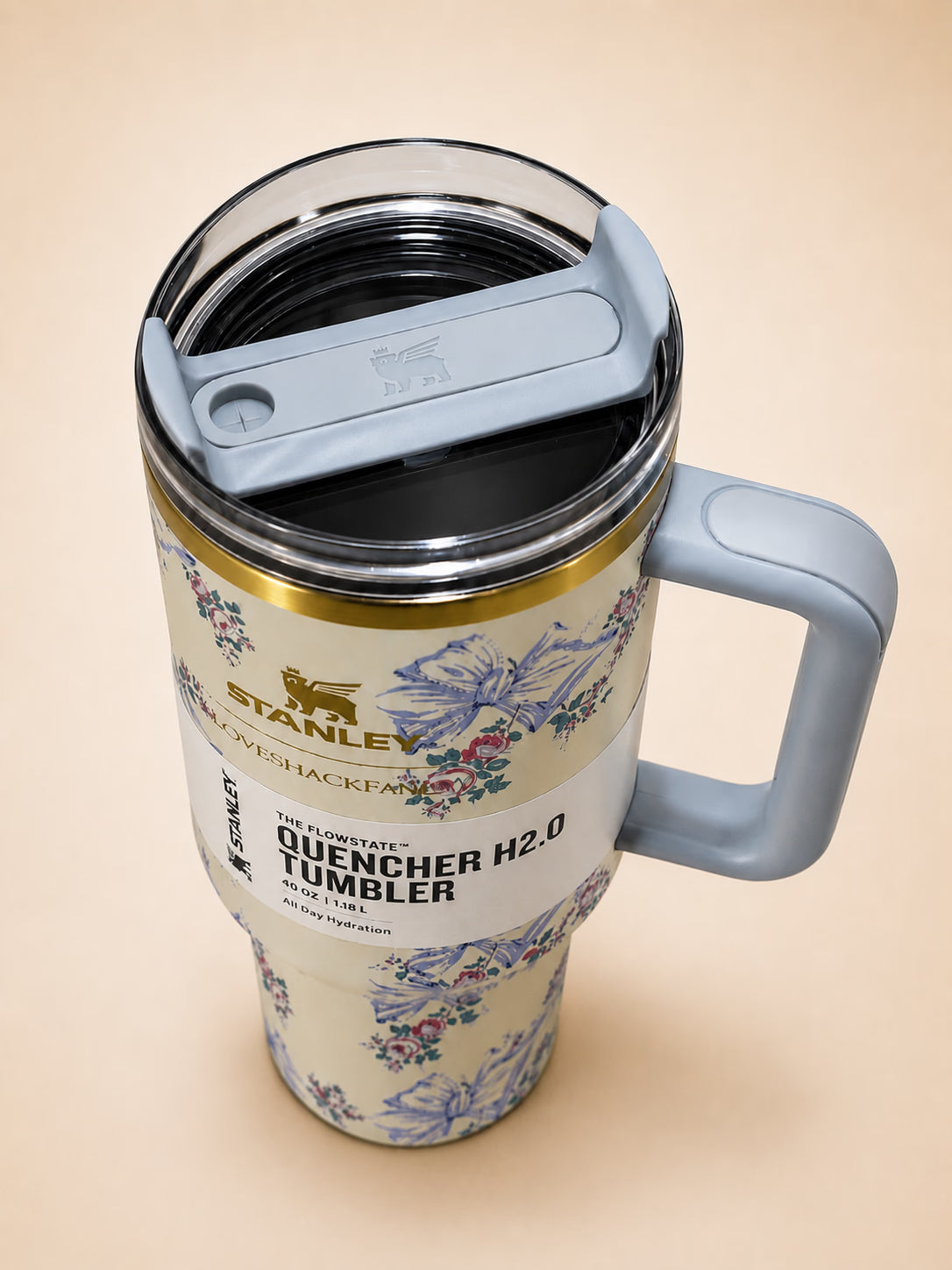 Stanley Floral Tumbler Gift Box Blue Floral White