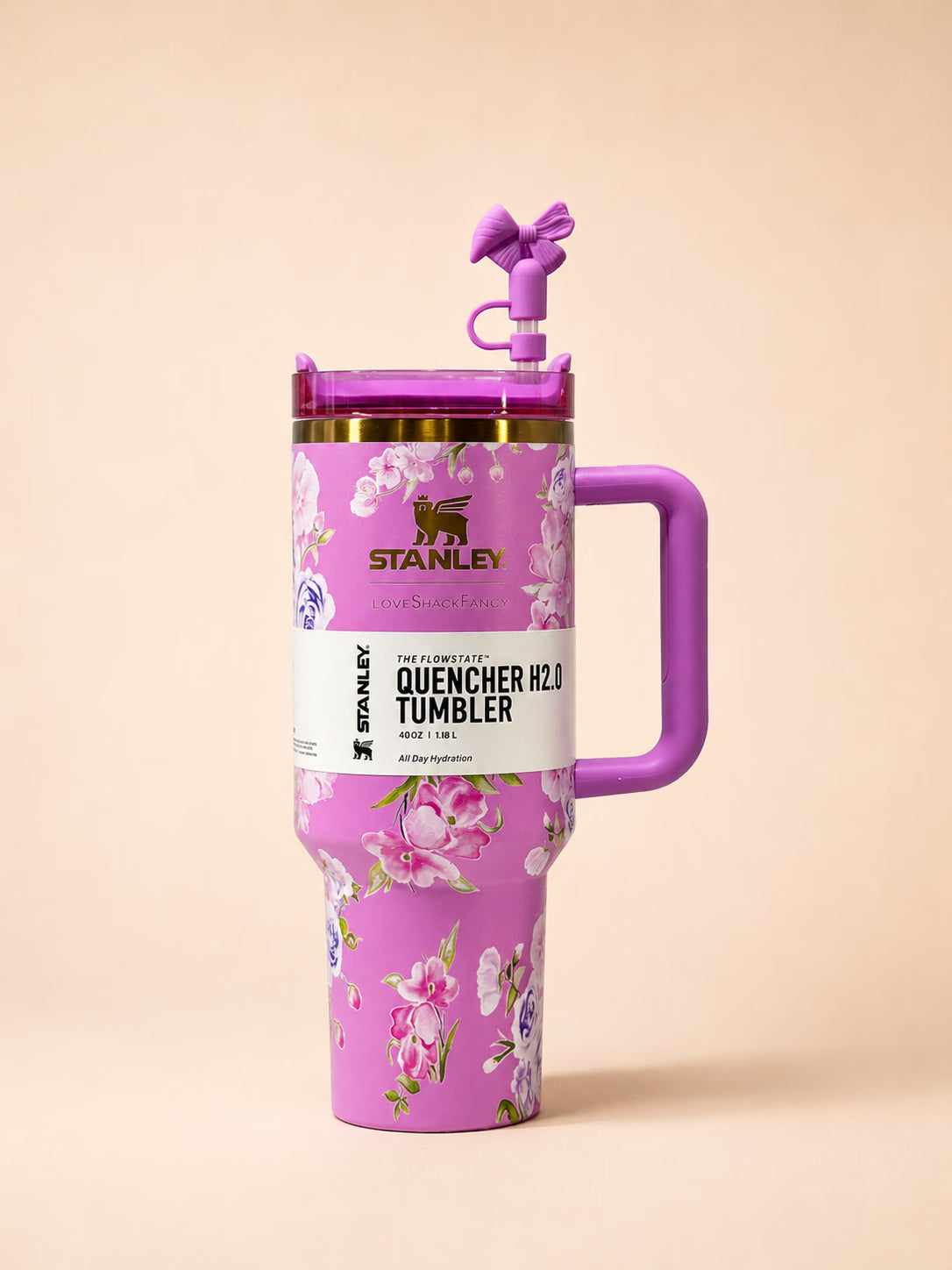 Stanley Floral Tumbler Gift Box Floral Purple Bloom