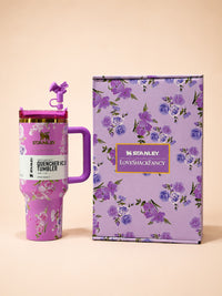 Stanley Floral Tumbler Gift Box Blue Floral White