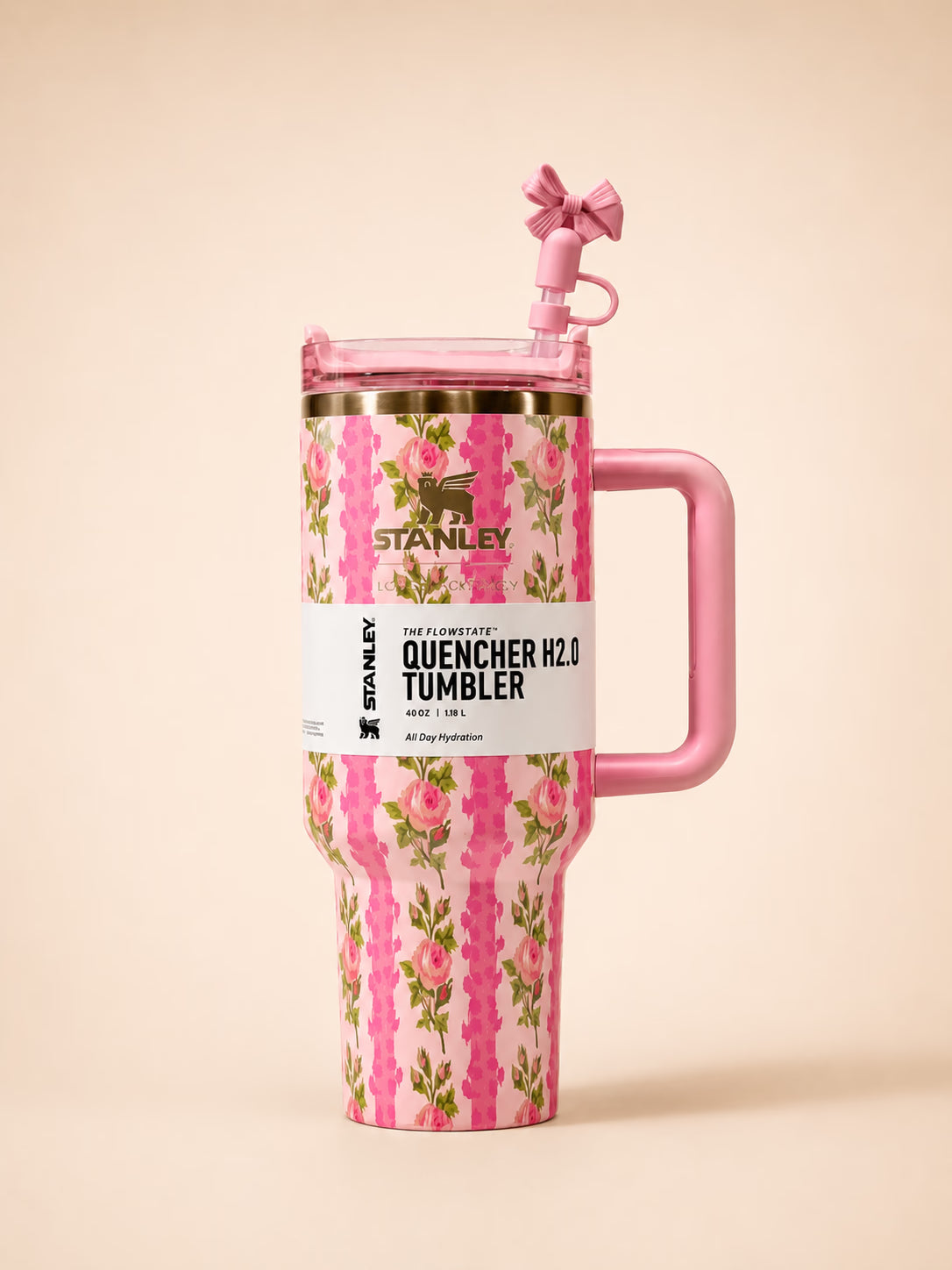 Stanley Floral Tumbler Gift Box Floral Pink Rose