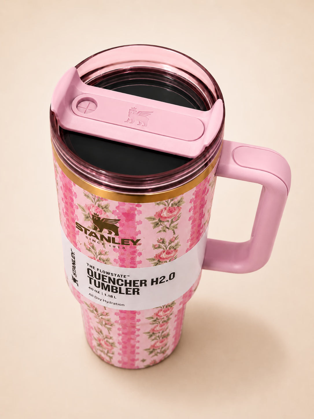 Stanley Floral Tumbler Gift Box Floral Pink Rose
