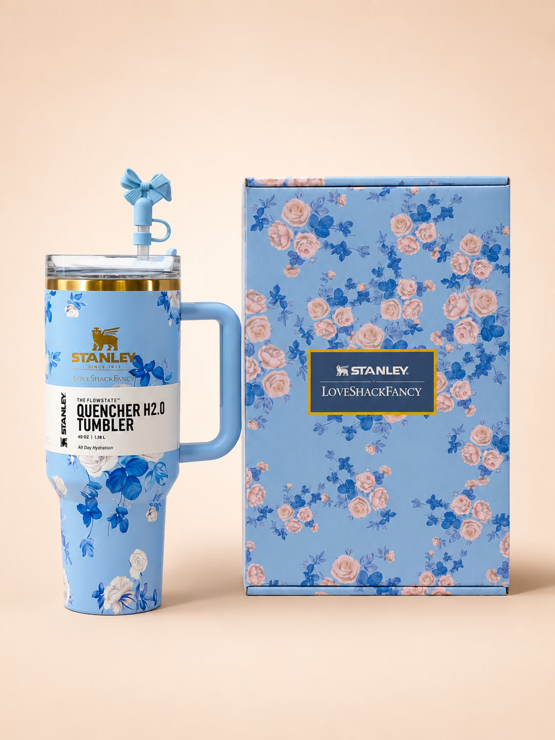 Stanley Floral Tumbler Gift Box Floral Blue
