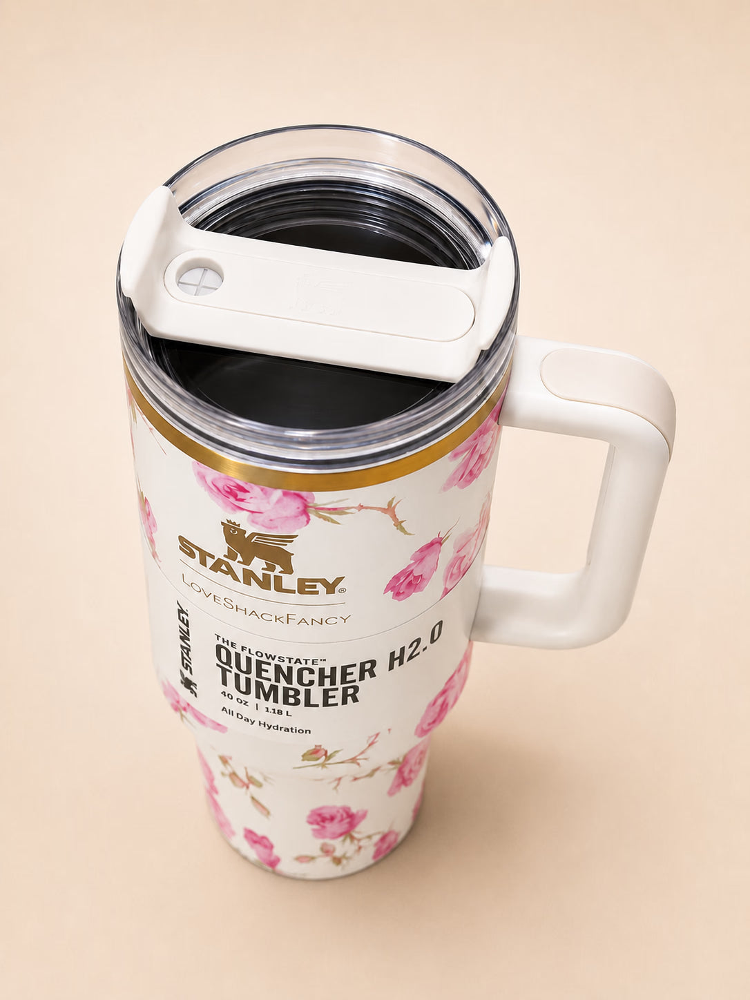 Stanley Floral Tumbler Gift Box Pink Floral White