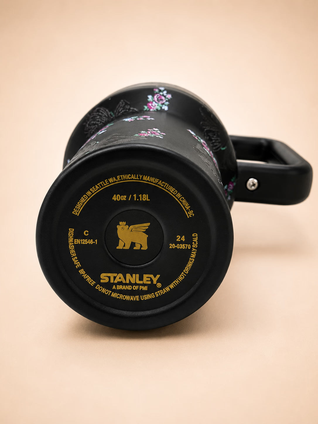 Stanley Floral Bow Tumbler Floral Black Bow