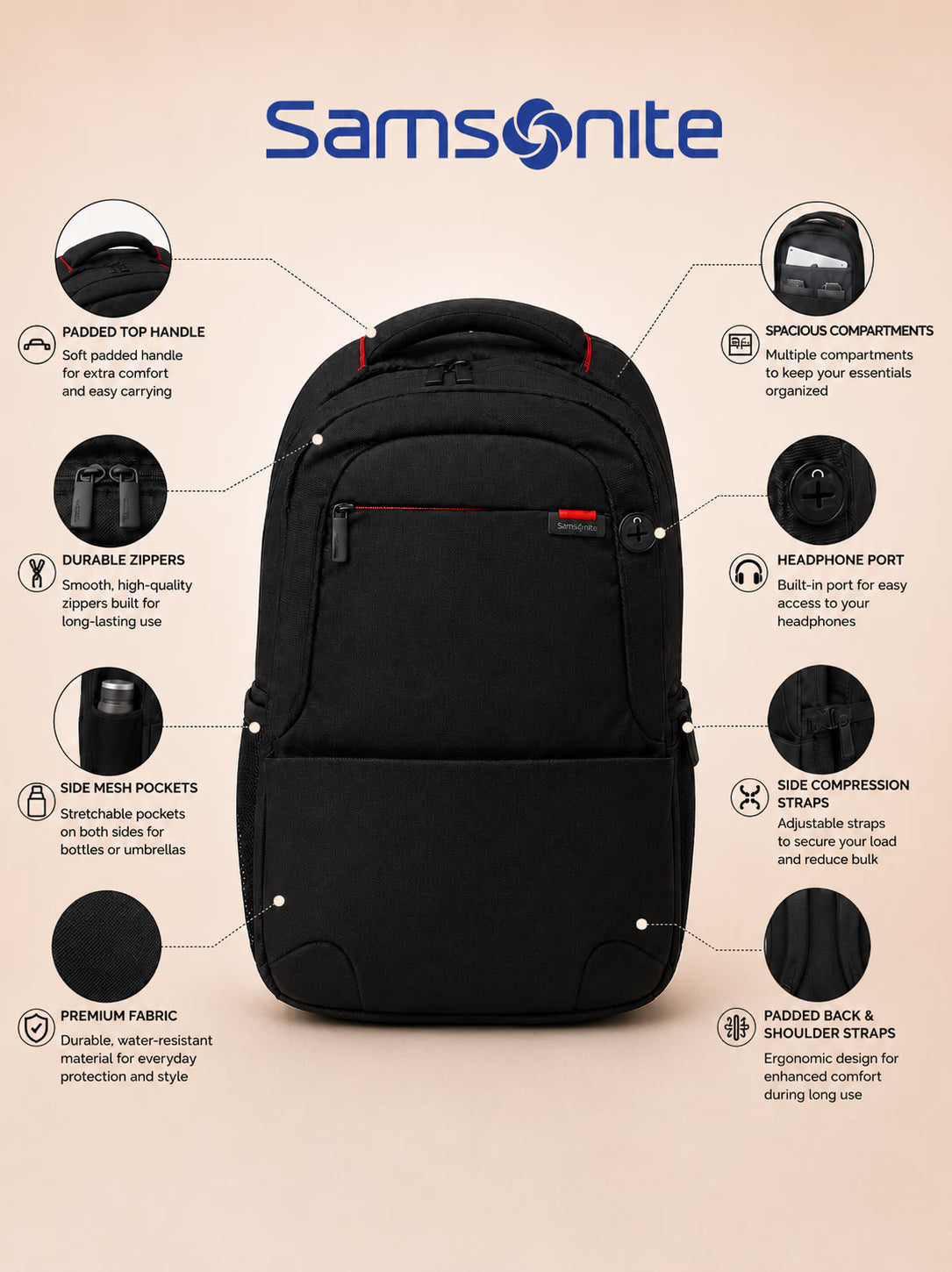 Samsonite Everyday Travel Backpack