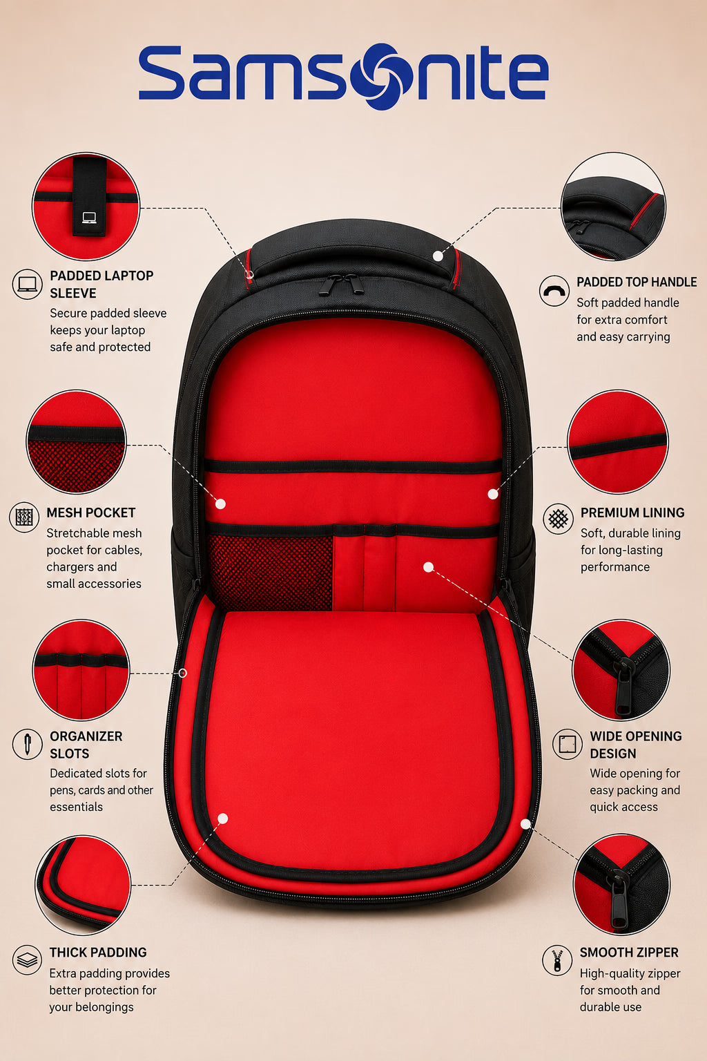 Samsonite Everyday Travel Backpack – view 8