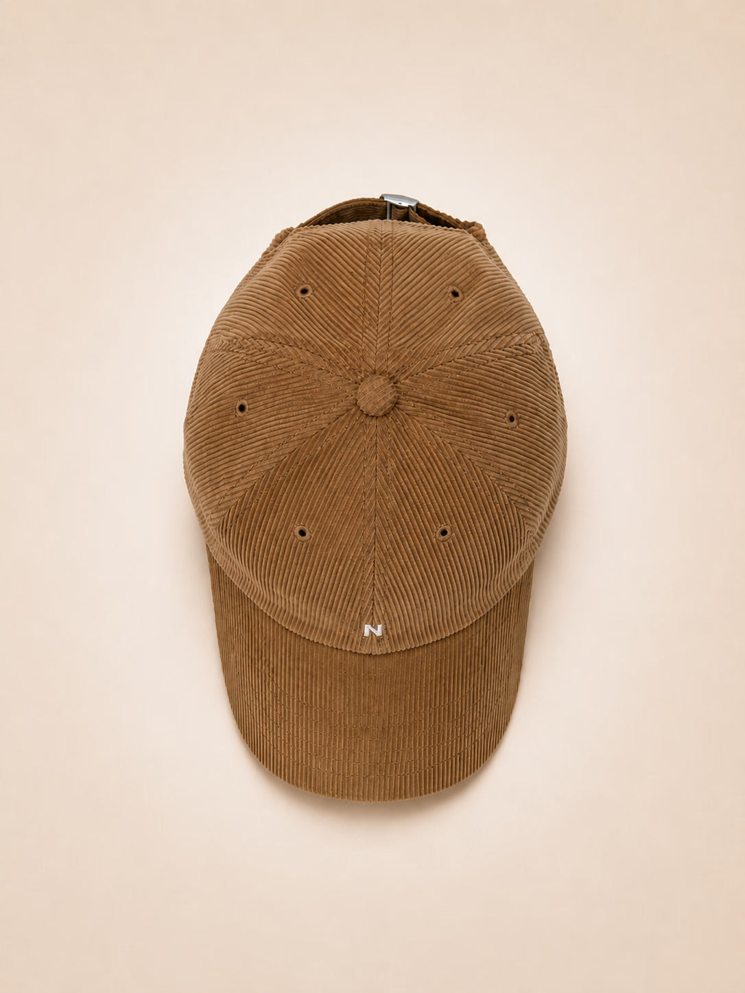 Corduroy Skin Beige Baseball Cap – view 2