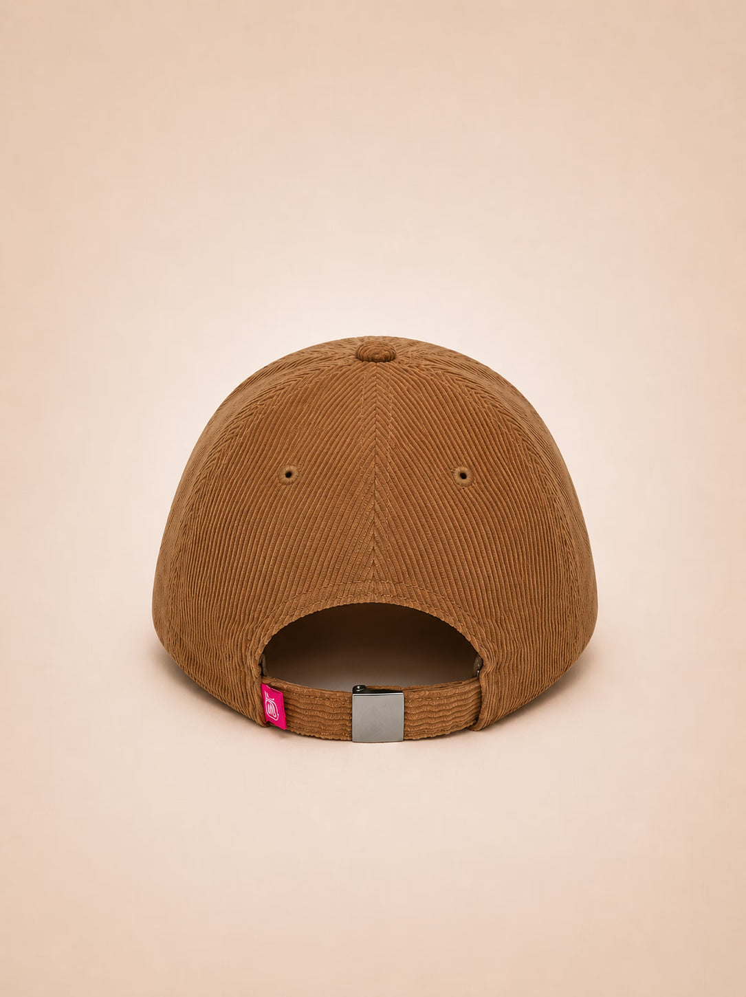 Corduroy Skin Beige Baseball Cap