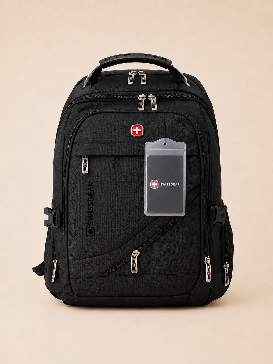 SwissGear Everyday Backpack – Black – Movana Pakistan