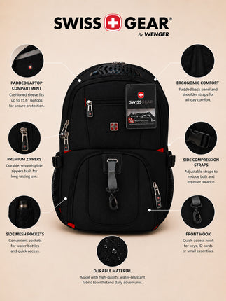 SwissGear XL Spacious Travel Backpack – view 8