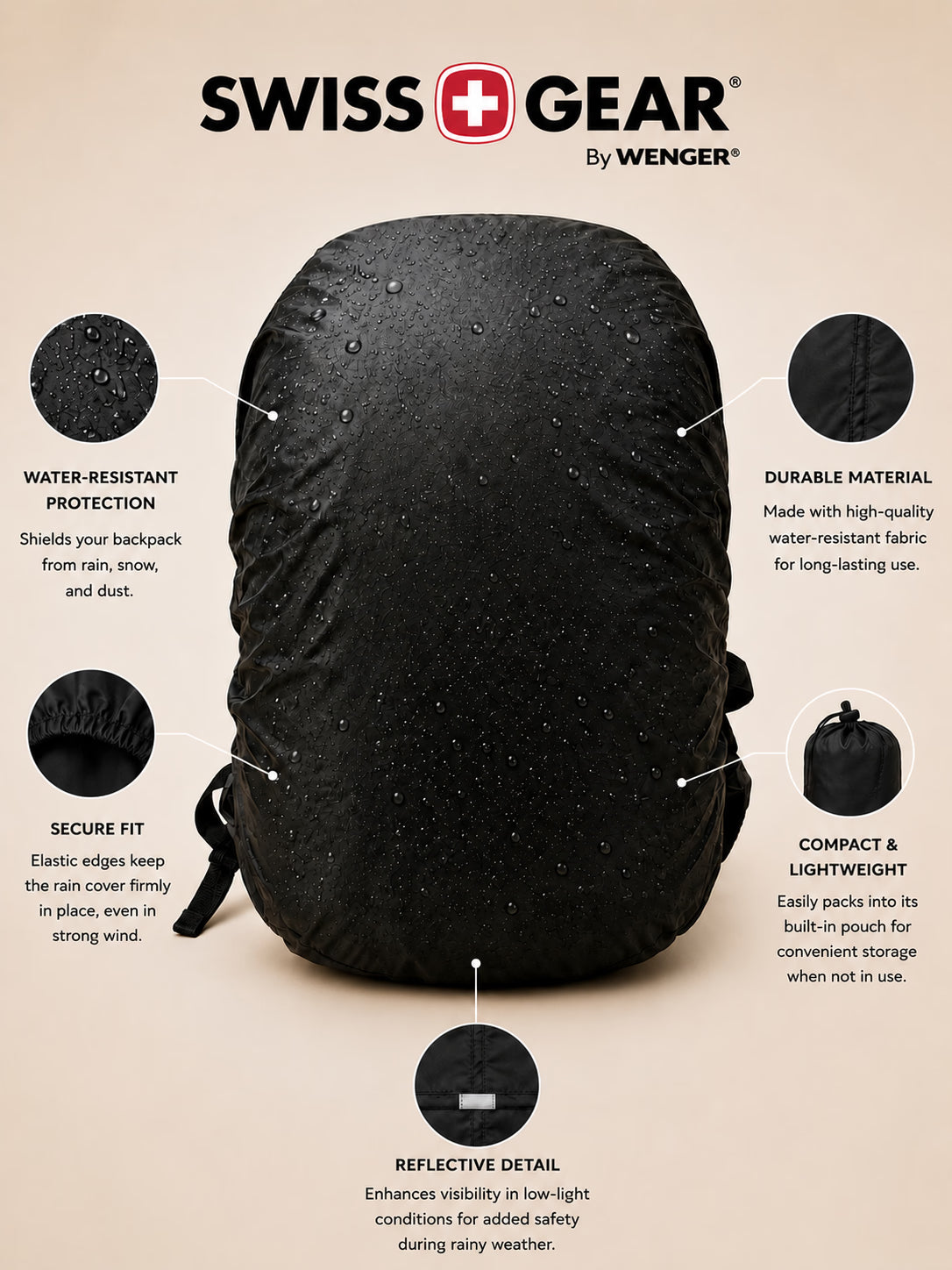 SwissGear Everyday Backpack – Maroon – view 13
