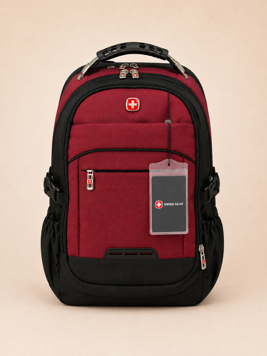 SwissGear Everyday Backpack – Maroon – Movana Pakistan