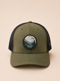 Wild Life Olive Green Trucker Cap – Movana Pakistan