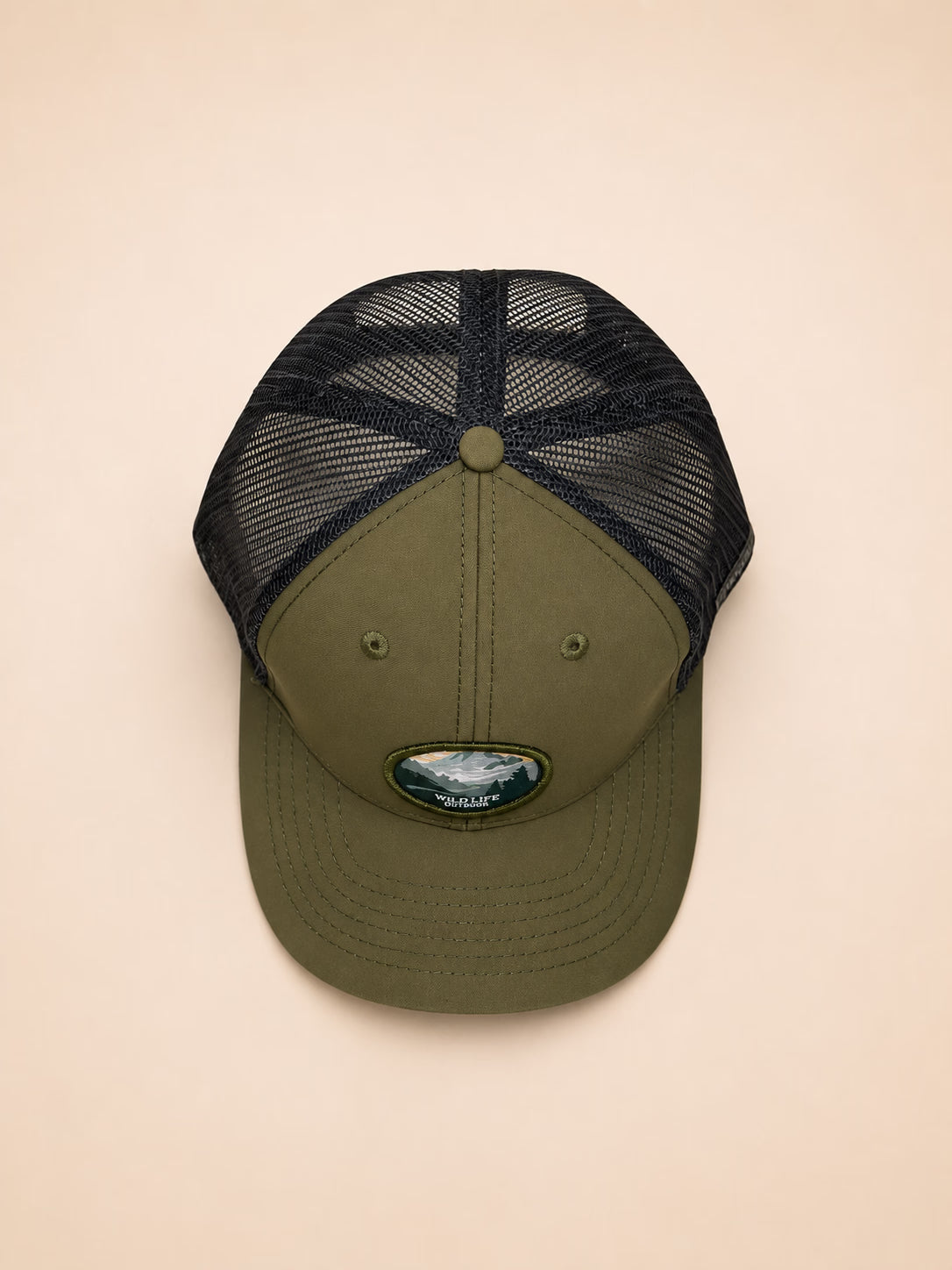 Wild Life Olive Green Trucker Cap – view 2